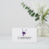 Carte De Visite miniature pinscher (Debout devant)