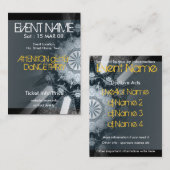 Carte De Visite miniFLYER DE FÊTE D'ÉVÉNEMENT #002 (Devant / Derrière)