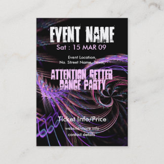 Carte De Visite miniFLYER DE FÊTE D'ÉVÉNEMENT #007