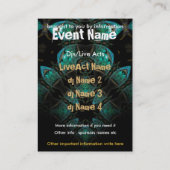 Carte De Visite miniFLYER DE FÊTE D'ÉVÉNEMENT #009 (Dos)