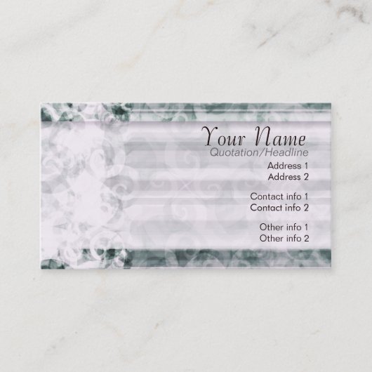 Carte de visite minimal (Devant)