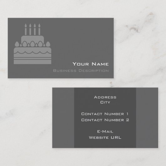 Carte de visite minimal (Devant / Derrière)