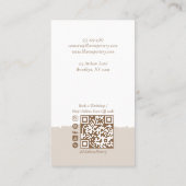 Carte De Visite Minimal Artistic Handmade Pottery Photo Collage (Dos)