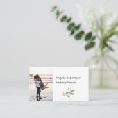 Carte de visite minimal avec photo (Debout devant)