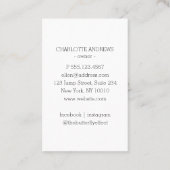 Carte De Visite Minimal, Beauté, Logo, Art Line, Blush (Dos)