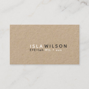 Carte de visite minimal contemporain du contrôleur
