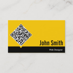 Carte de visite minimal de conception web de code
