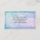 Carte De Visite Minimal et élégant (Dos)