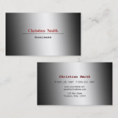 Carte de visite minimal et moderne (Devant / Derrière)