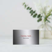 Carte de visite minimal et moderne (Debout devant)