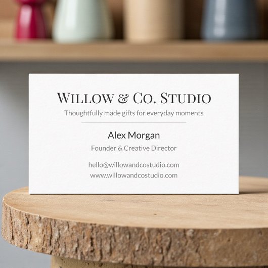 Carte De Visite Minimal Modern Business Card