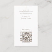 Carte De Visite Minimal Modern hand Made Artistic Pottery Photo  (Dos)