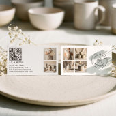 Carte De Visite Minimal Modern Photo Collage Pottery Professional