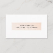 Carte De Visite Minimal Modern Simple Professional Photo QR Code (Dos)