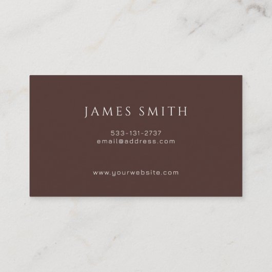 Carte De Visite Minimal Modern UI UX Designer Business Card (Dos)