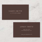 Carte De Visite Minimal Modern UI UX Designer Business Card (Devant / Derrière)