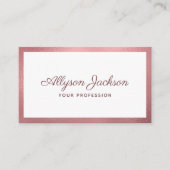 Carte De Visite Minimal moderne (Devant)