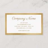 Carte De Visite Minimal moderne (Dos)