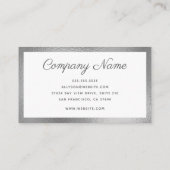 Carte De Visite Minimal moderne (Dos)