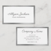 Carte De Visite Minimal moderne (Devant / Derrière)