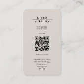 Carte De Visite Minimal Moving Logistics Professional Sand (Dos)