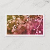 Carte De Visite Minimal rouge et blanc (Dos)