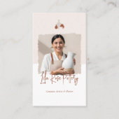 Carte De Visite Minimal Rustic Organic Handmade Pottery Design  (Devant)