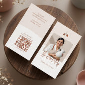 Carte De Visite Minimal Rustic Organic Handmade Pottery Design
