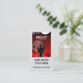 Carte de visite minimale pour lancement de livre d (Debout devant)