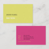 Carte De Visite Minimalist Business Card for Hair Stylist (Devant / Derrière)