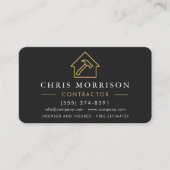 Carte De Visite Minimalist Modern Construction Company Branding (Devant)
