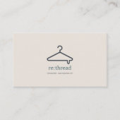 Carte De Visite Minimalist Second-Hand Clothes (Devant)