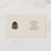 Carte De Visite Minimalist Second-Hand Clothes Shop (Dos)