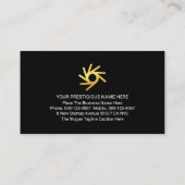 Carte De Visite Minimalist Simple Red Lines CEO Founder (Dos)