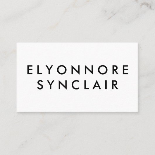 Carte De Visite Minimalist White Craft Chocolate Maker QR Code (Devant)