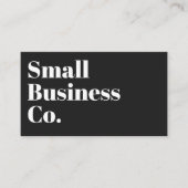 Carte de visite minimaliste (Devant)