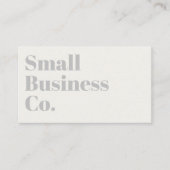 Carte de visite minimaliste (Devant)