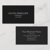 Carte de visite minimaliste (Devant / Derrière)