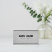 Carte De Visite Minimaliste (Debout devant)