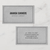 Carte De Visite Minimaliste (Devant / Derrière)