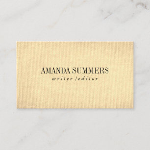 Carte De Visite Minimaliste