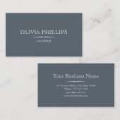 Carte de visite minimaliste (Devant / Derrière)