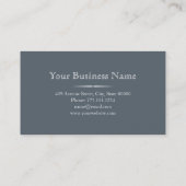 Carte de visite minimaliste (Dos)