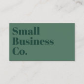 Carte de visite minimaliste (Devant)