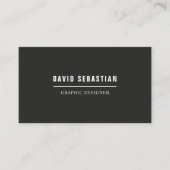 Carte De Visite Minimaliste (Devant)