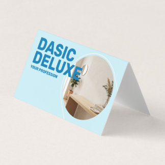 Carte de visite minimaliste avec logo et code QR