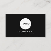 Carte de visite minimaliste | Code QR (Devant)
