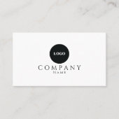 Carte de visite minimaliste | Code QR (Devant)