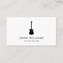 Minimaliste de guitare de musicien moderne