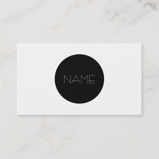 Carte De Visite Minimaliste de mode (Devant)